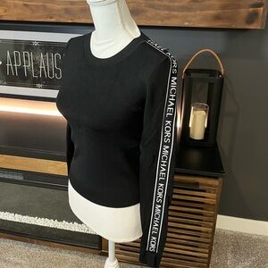 Michael Kors logo tape sweater